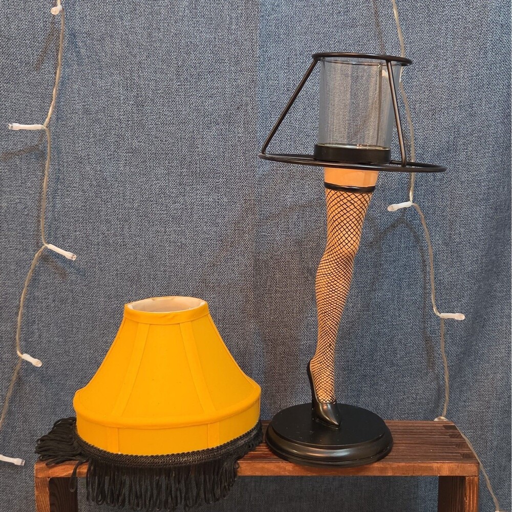 NECA Christmas Story Leg Lamp Tea Light Votive Holder 12" Movie Prop - Picture 15 of 16